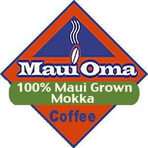 Hawaii Maui Oma Coffee 1 lb. Ground 100 % Maui Mokka