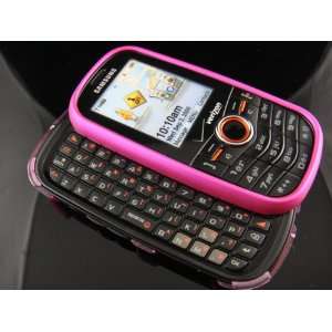  HOT PINK Hard Rubber Feel Plastic Cover Case for Samsung 