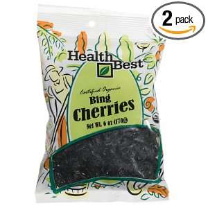 Health Best Cherries Bing, 6 Ounce Units (Pack of 2)  