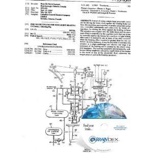  NEW Patent CD for PNEUMATIC ENGINE FOR MINE HOIST BRAKING 