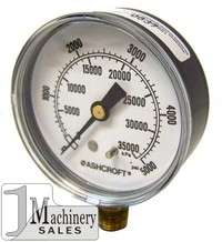 New ASHCROFT Pressure Gauge, DRY 5000 psi  