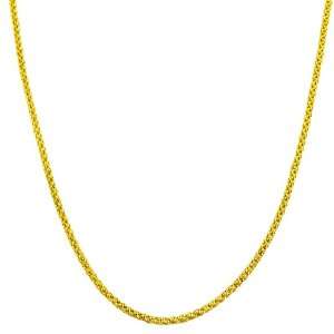    14 Karat Yellow Gold 1.4 mm Popcorn Chain (16 Inch) Jewelry