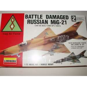  Battle Damaged Russian MiG 21 Toys & Games