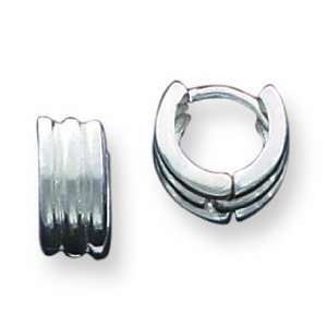  Sterling Silver Huggy Earrings: Jewelry