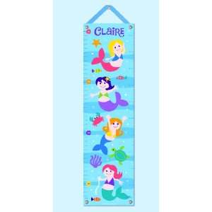  Mermaids Personalized Growth Chart: Home & Kitchen