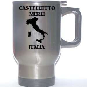   (Italia)   CASTELLETTO MERLI Stainless Steel Mug 