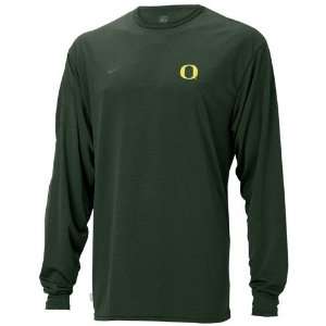  Nike Oregon Ducks Green Perfect Loose Long Sleeve T shirt 