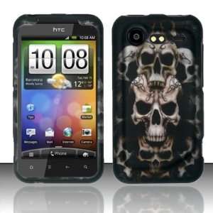  For HTC Incredible 2 6350 (Verizon) Ancient Skulls Design 