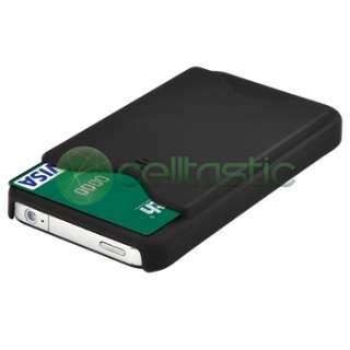 Hard Case Skin+Charger+Privacy Protector for Apple iPhone 4S 4 G 