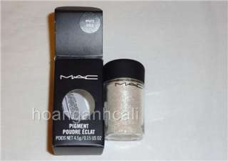 Mac pigment eyeshadow full size rare new WHITE GOLD  