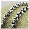 18 ~ 36 Cool 316L Stainless Steel Men`s Box Necklace Chain 5L013 