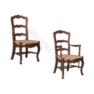 This auction is for the French Country Ladder back Dining Chairs.4 
