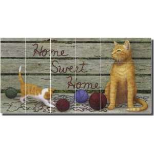  Home Sweet Home by Marcia Matcham   Cat Lodge Art Ceramic 