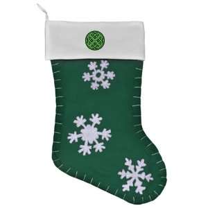   Christmas Stocking Green Celtic Knot Interlinking: Everything Else