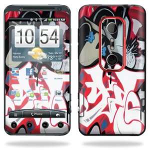   Cover for HTC Evo 3D 4G Cell Phone   Graffiti Mash Up Cell Phones