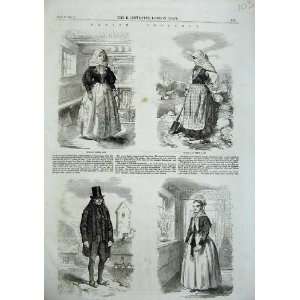  1857 Danish Costumes Laso Bridal Dress Sunday Holiday 