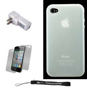 Smooth Durable Protective Silicone Skin Cover Case for Apple iPhone 4 