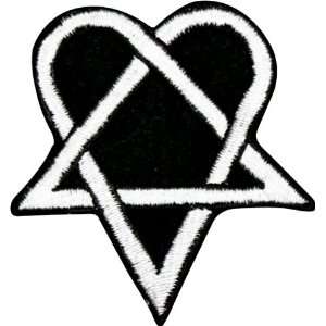   Heartagram Patch Iron On Sale Skateboarding Patches: Sports & Outdoors