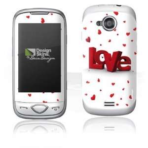  Design Skins for Samsung S5560   3D Love Design Folie 