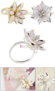 Fashion Exquisite Noble Cute Lotus Flower Sweet Ring  