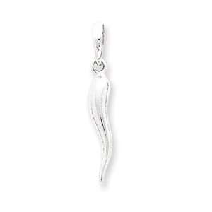   IceCarats Designer Jewelry Gift Sterling Silver Italian Horn Jewelry