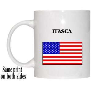  US Flag   Itasca, Illinois (IL) Mug 
