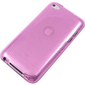 TPU Glove PINK With THUMB PRINT Design Soft Cover Case for APPLE IPOD 
