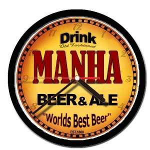  MANHA beer and ale cerveza wall clock: Everything Else