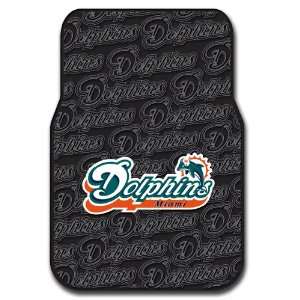  Miami Dolphins Universal Floormats (Set of 2) Sports 
