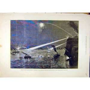 1879 Torpedo Warfare Portsmouth Submarine Mines Naval  