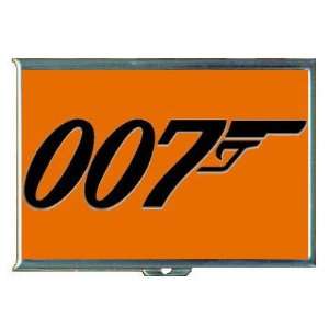 James Bond Gold Classic Logo ID Holder, Cigarette Case or Wallet: MADE 