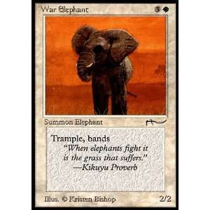   Magic the Gathering: War Elephant (b)   Arabian Nights: Toys & Games