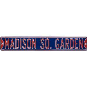 Madison Square Garden New York Knicks Authentic Street Sign:  