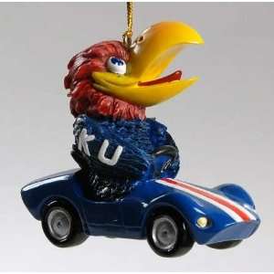  NCAA KANSAS JAYHAWKS Mascot Race Car Ornament: Everything 