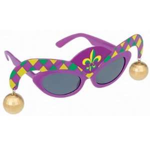  Mardi Gras   Jester Glasses Party Supplies Toys & Games