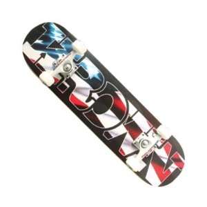  New Krown Complete Pro Skateboard Deck Wheels Flag: Sports 