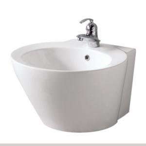   White Luzerne Wall Mounted Lavatory from the Luzerne Series 080010
