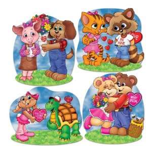  Cuddly Critter Valentine Cutouts Case Pack 60 Everything 