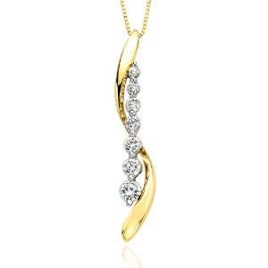   ct. Diamond Journey of Love Pendant with Chain Katarina Jewelry