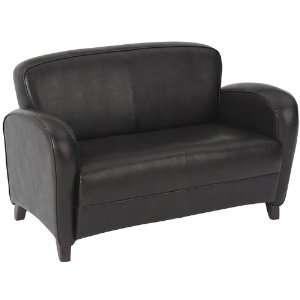    Office Star Embrace Mocha Eco Leather Love Seat: Office Products