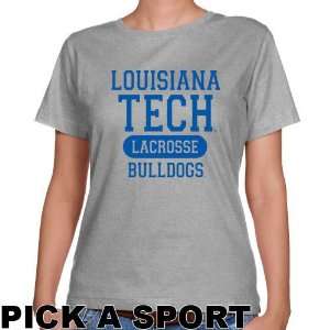 Louisiana Tech Bulldogs Ladies Ash Custom Sport Classic Fit T shirt 