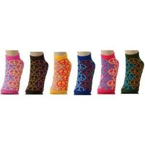  Yelete 3 Pack Low Cut Sock   Peace Sock (Size 9   11 