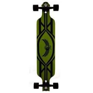   Dregs 42 Fiberslide 101 Green Longboard Complete