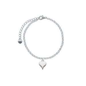  Small Long White Heart Elegant Charm Bracelet: Arts 