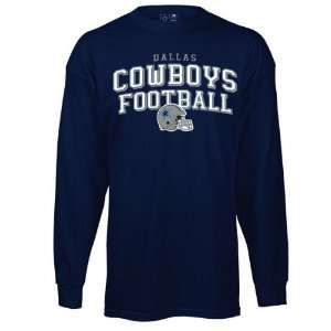  Dallas Cowboys Top Division Navy Long Sleeve T Shirt 