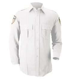 NWT Blauer 8900 Mens White Long Sleeve Uniform Shirt  