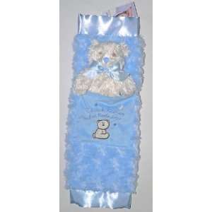   Swirl Security Blanket with Bear   Thank Heavens For Little Boys: Baby