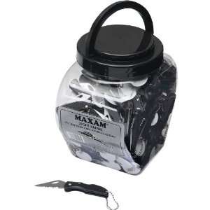 Of Best Quality Key Chain Knife By Maxam® Countertop Display Bucket 