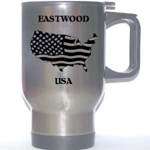  US Flag   Eastwood, Michigan (MI) Stainless Steel Mug 