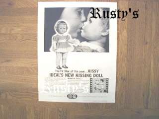 1961 Ideal KISSY doll ADvertisement  